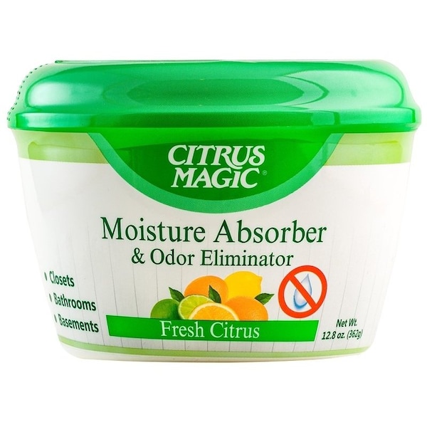 Citrus Magic 618372454 Moisture and Odor Absorber, 128 oz, Fresh Citrus - 618372454/873-6PK