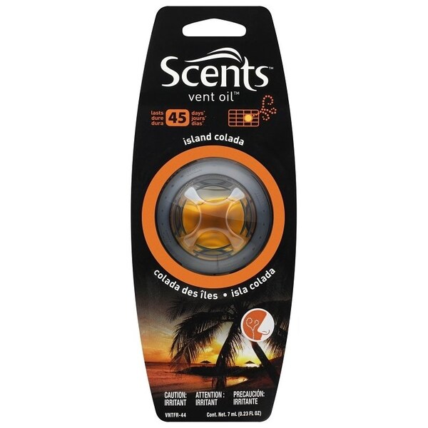 Auto Expressions Vent Fresh Air Freshener, Liquid, Island Colada - VNTFR-44