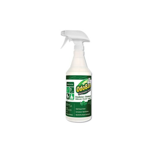 Clean Control OdoBan, RTU ODOR ELIMINATOR AND DISINFECTANT, EUCALYPTUS SCENT, 32 OZ SPRAY BOTTLE - 910062QC12