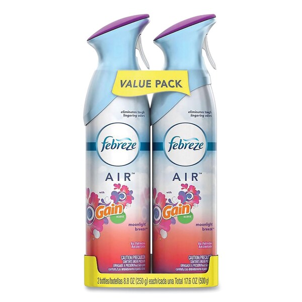 Febreze AIR, Gain Moonlight Breeze, 8.8 oz Aerosol Spray, 2PK - 97809
