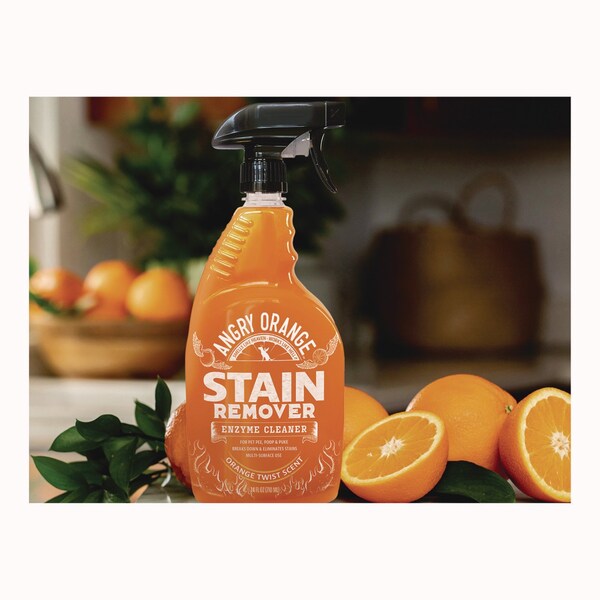 Angry Orange Pet Odor Eliminator Spray, Orange Twist Scent, 24 oz Spray Bottle - AORCITRUS24OZFG