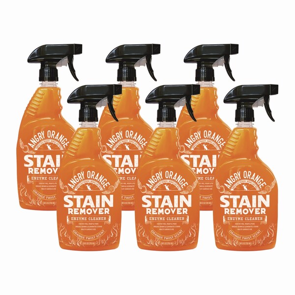 Angry Orange Pet Odor Eliminator Spray, Orange Twist Scent, 24 oz Spray Bottle - AORCITRUS24OZFG