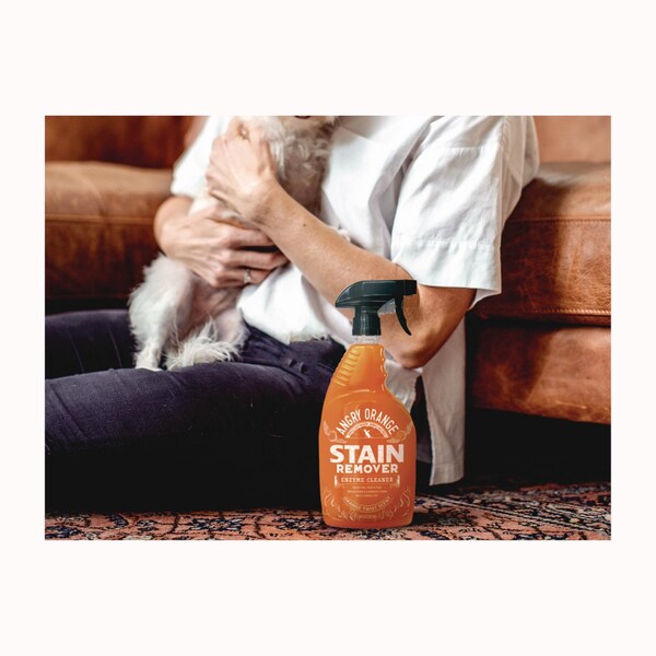 Angry Orange Pet Odor Eliminator Spray, Orange Twist Scent, 24 oz Spray Bottle - AORCITRUS24OZFG