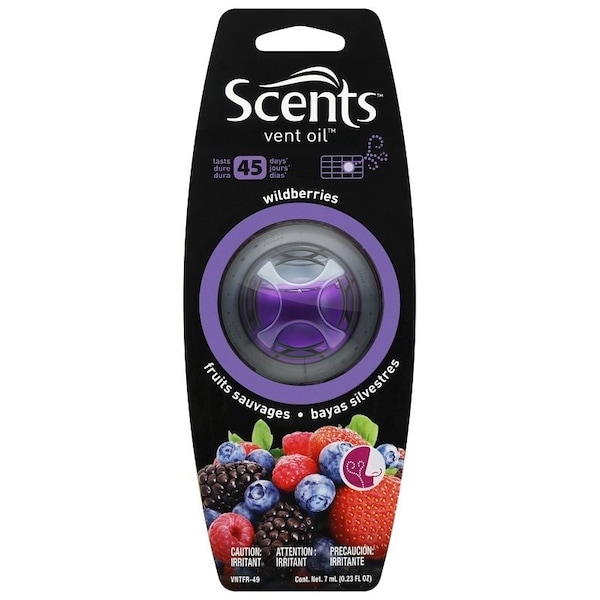 Auto Expressions Vent Fresh Air Freshener, Liquid, Wildberry - VNTFR-49