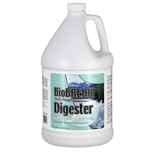 Global Equipment Bacterial Enzyme Odor Eliminator 1 Quart Bottle 6/Case - N241-Q6W2