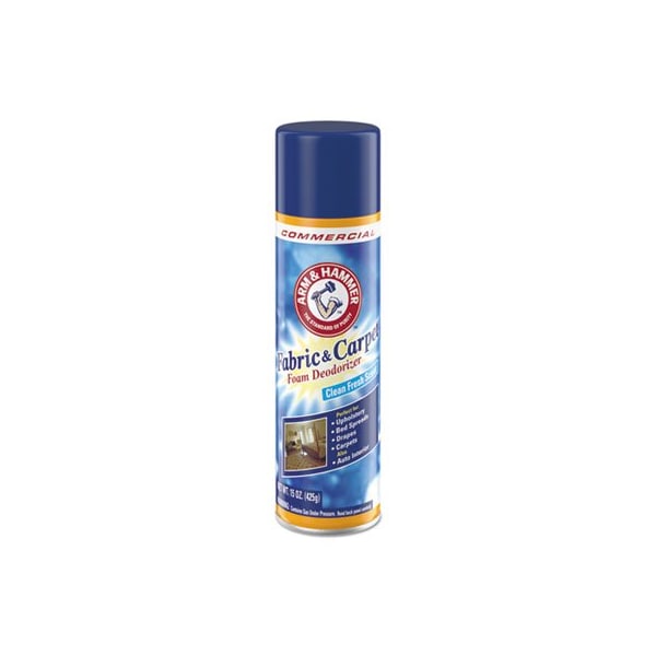 Arm & Hammer ArmHammer, Fabric And Carpet Foam Deodorizer, Fresh Scent, 15 Oz Aerosol - 3320000514EA