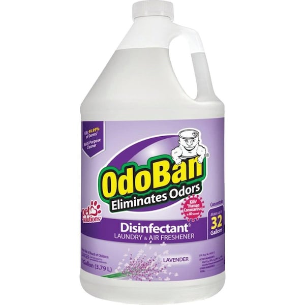 Odoban 1 Gal. Lavender Washable Surface Sanitizer & Deodorizer Concentrate - 911101-G