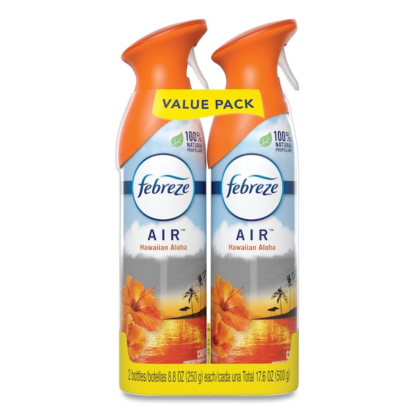 Febreze AIR, Hawaiian Aloha, 8.8 oz Aerosol, PK2 - 97794PK