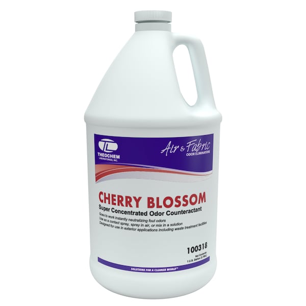 Theochem CHERRY BLOSSOM - 4/1GL CASE, Concentrated  Odor Counteractant, 4PK - 100318-99990-7G
