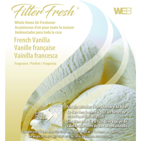 Filter Fresh Web FilterFresh French Vanilla Scent Air Freshener 0.8 oz Gel - WVAN