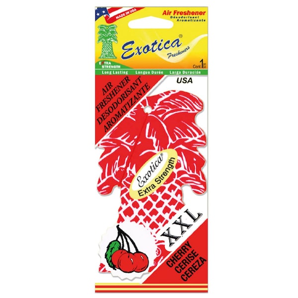 Exotica Fresheners AIR FRESHENER XXL CHERRY TRILINGUAL - PT1XXLCHE