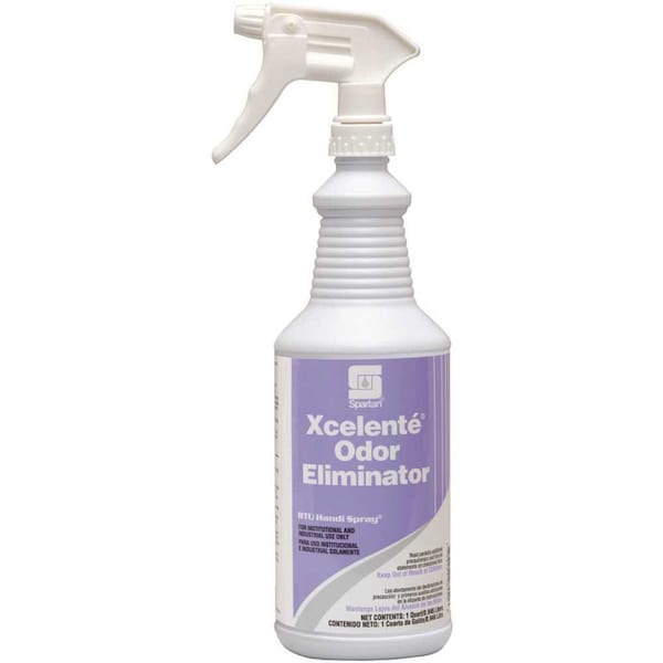 Spartan Chemical Xcelente Odor Eliminator RTU Handi Spray 1 Quart Fresh Lavender Scent Air Neutralizer - 305303