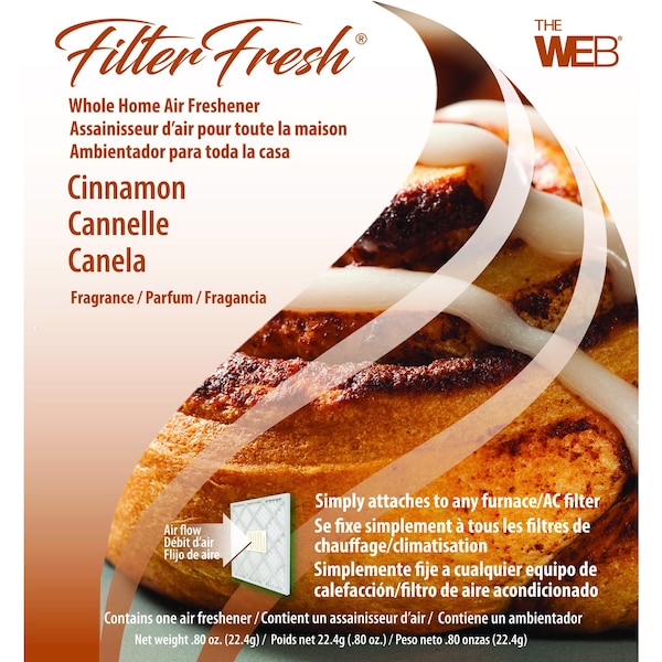 Filter Fresh Web FilterFresh Cinnamon Scent Air Freshener 0.8 oz Gel - WCIN