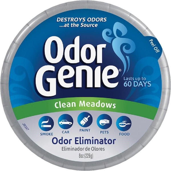 Odor Genie DampRid 8 Oz. Clean Meadows Solid Air Freshener - FG69CM