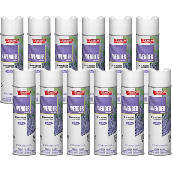 Chase Products Sprayon dry air freshener Lavender net 10 oz., 12PK - 5352