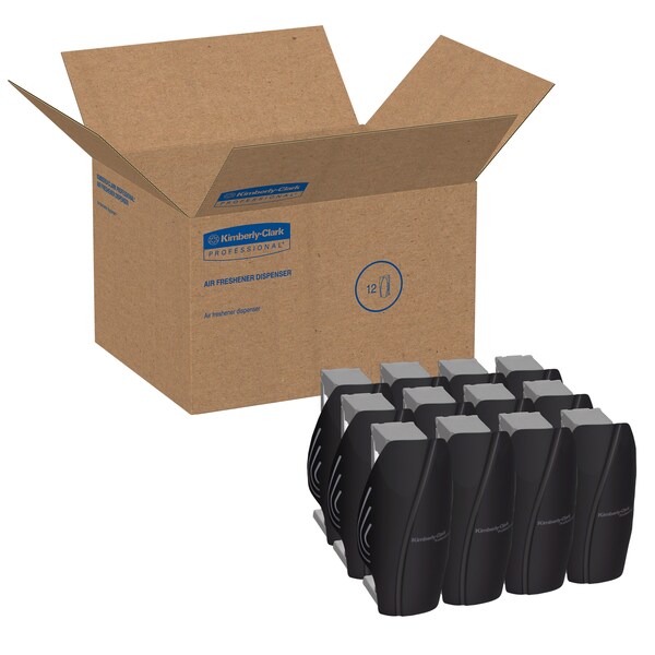 Kimberly-Clark Professional Continuous Air Freshener Dispenser (92621), Black, 2.75" x 5.00" x 2.40" (Qty 1) - 92621