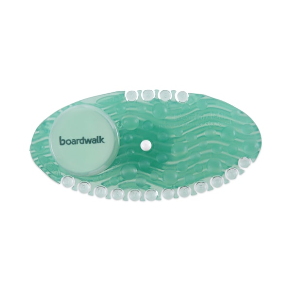 Boardwalk Curve Air Freshener, Cucumber Melon, Green, PK60 - BWKCURVECMECT