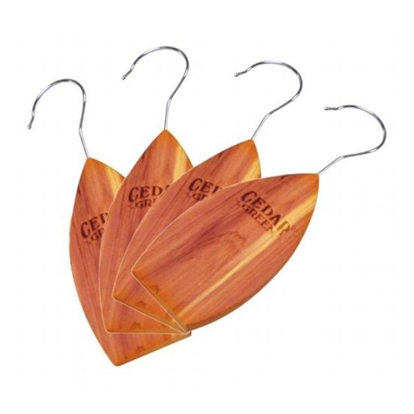 Cedar Green Cedar Green B223-4 Teardrop Aromatic Cedar Hang  & Up Freshener - 16 Piece - B223-4