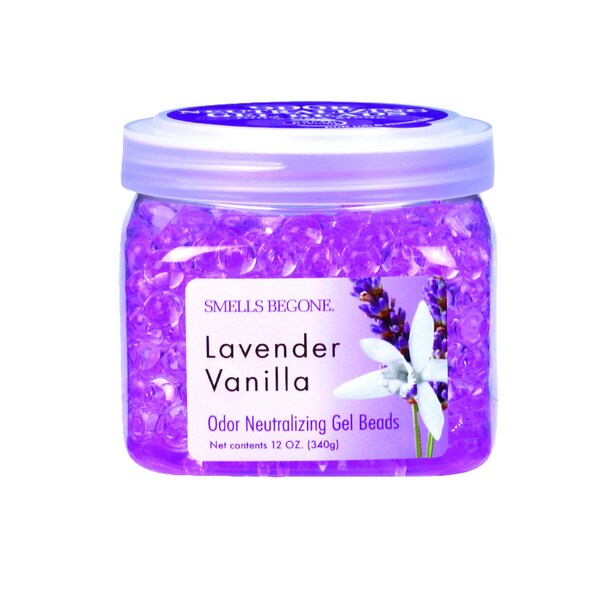 Smells Be Gone Smells Begone Lavender Vanilla Scent Odor Neutralizer 12 oz Gel Beads - 52612