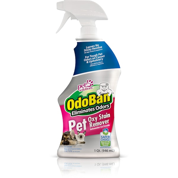 Odoban Pet Oxy Stain Remover and Odor Eliminator, 32 Oz Spray - 961561-Q6