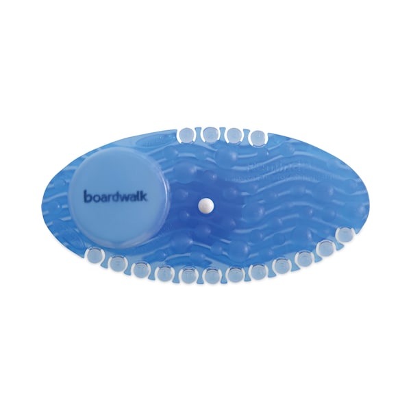 Boardwalk Curve Air Freshener, Cotton Blossom, Solid, Blue, PK10 - BWKCURVECBL
