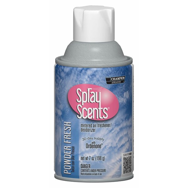 Chase Products Aerosol Metered Air Freshener Powder Fresh, 7PK - 438-5185