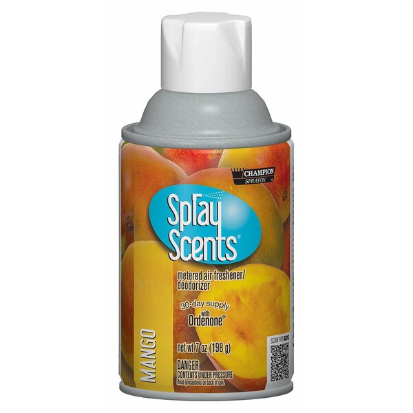Chase Products Aerosol Metered Air Freshener Mango, 7PK - 438-5192