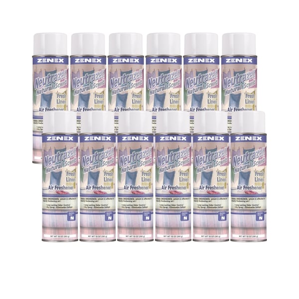 Zenex Handheld Air Freshener Fresh Linen net 10 oz., 12PK - 491123