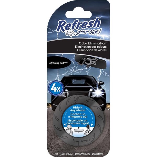 Refresh Your Car Refresh Your Car! Lightening Bolt Air Freshener 1 pk - RDR256-1AME