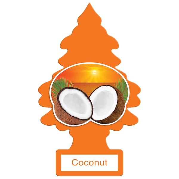 Car-Freshner Little Trees Extra Strength AirFresh, Coconut 2-Pack Extra Strength - U2P20617
