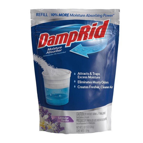 Damprid DampRid Moisture Absorber Refill Lavender Vanilla Scent 44 oz - FG30LVSB