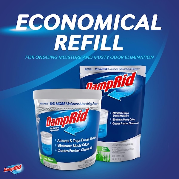 Damprid DampRid Moisture Absorber Refill Lavender Vanilla Scent 44 oz - FG30LVSB