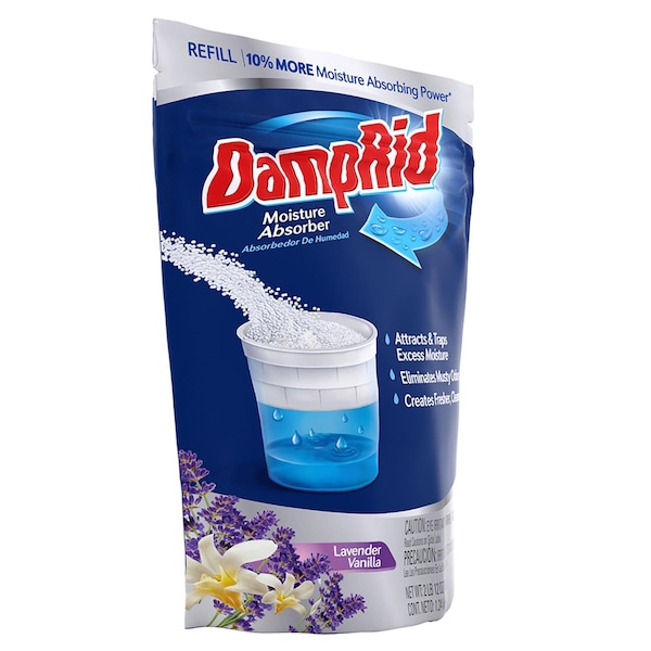 Damprid DampRid Moisture Absorber Refill Lavender Vanilla Scent 44 oz - FG30LVSB