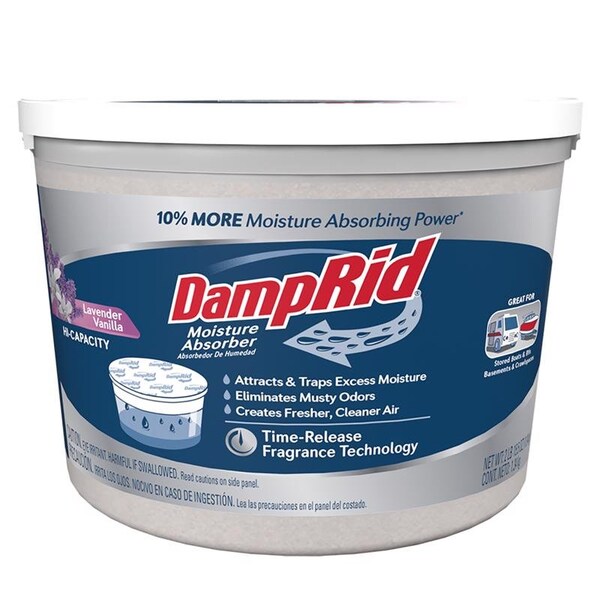Damprid DampRid Moisture Absorber Lavender Vanilla Scent 2 lb 1 pk - FG50LVSB