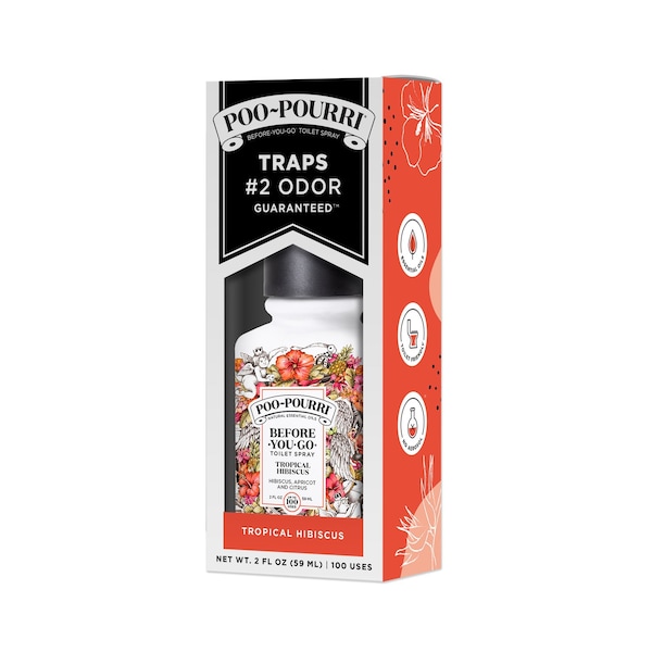 Poo-Pourri Poo-Pourri Tropical Hibiscus Scent Odor Eliminator 2 oz Liquid - TH-002-CB