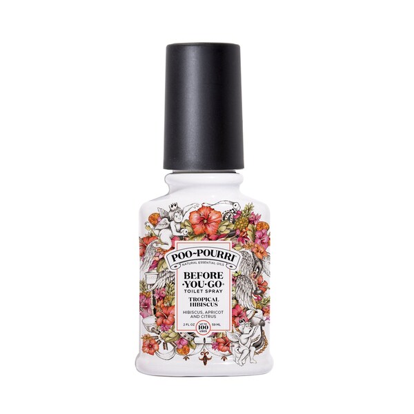 Poo-Pourri Poo-Pourri Tropical Hibiscus Scent Odor Eliminator 2 oz Liquid - TH-002-CB