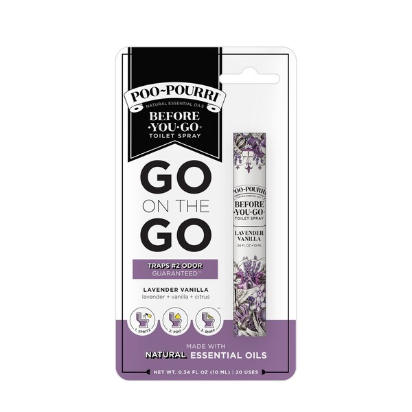 Poo-Pourri Poo-Pourri Lavender Vanilla Scent Odor Eliminator 10 ml Liquid - SET-10ML-LV-V1