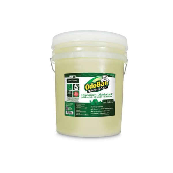 Clean Control OdoBan, CONCENTRATED ODOR ELIMINATOR AND DISINFECTANT, EUCALYPTUS, 5 GAL PAIL - 9110625G