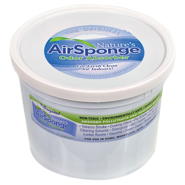 Natures Air Sponge Odor Absorber, Neutral, 64 oz Tub - 101-3EA