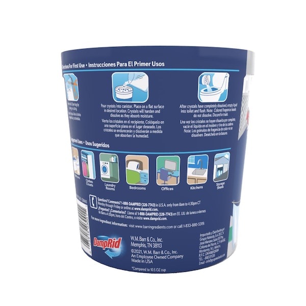 Damprid DampRid Refillable Moisture Absorber Pure Linen Scent 11 oz - FG01PLSB