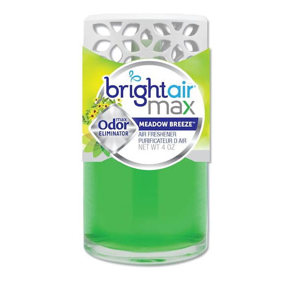 Bright Air Max Scented Oil Air Freshener, Meadow Breeze, 4 oz - 900441EA