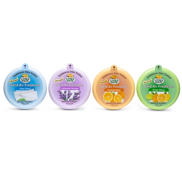 Citrus Magic Citrus Magic Fresh Citrus Scent Air Freshener 8 oz Solid - 616471279-6PK
