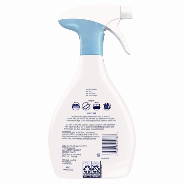 Febreze FABRIC Refresher/Odor Eliminator, Unscented, 23.6 oz Spray Bottle, 4PK - 80363522