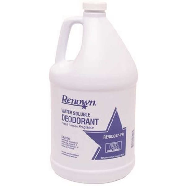 Renown 128 oz. Lemon Water Soluble Deodorant - 1-WB-LE-P/REN03017-FR
