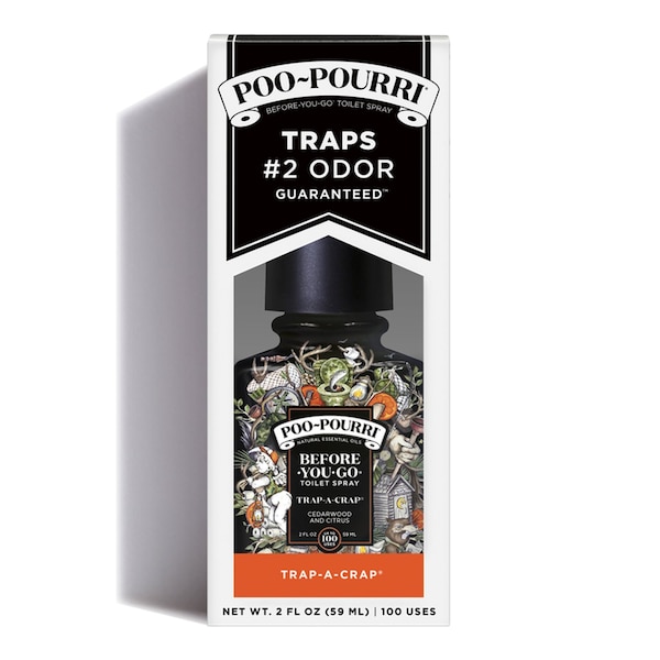 Poo-Pourri Poo-Pourri Trap-A-Crap Cedarwood/Citrus Scent Toilet Spray 2 oz Liquid - TRAP-002-CB