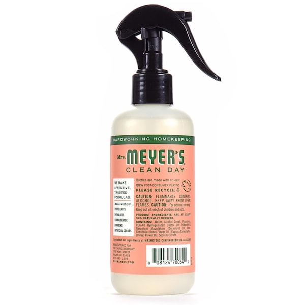 Mrs. Meyers Clean Day Mrs. Meyer's Clean Day Geranium Scent Air Freshener 8 oz Liquid - 70064