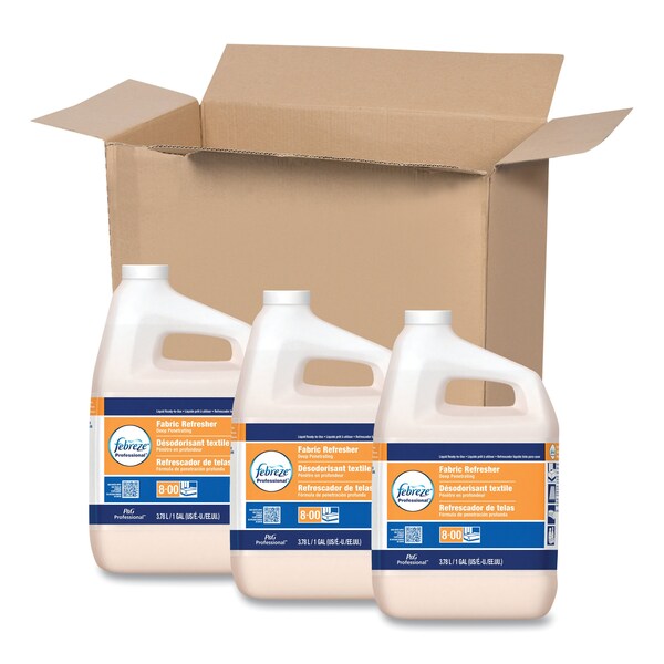 Febreze Professional Deep Penetrating Fabric Refresher, Fresh Clean, 1gal, PK3 - 33032