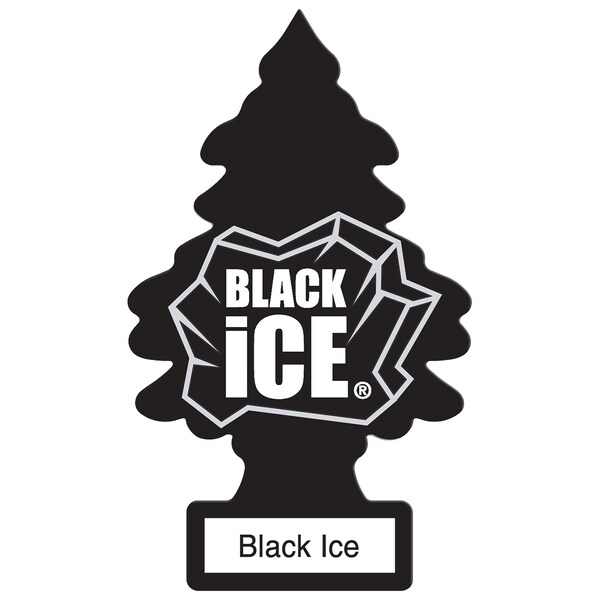 Car-Freshner Little Trees Extra Strength AirFresh, Black Ice 2-Pack Extra Strength - U2P20655