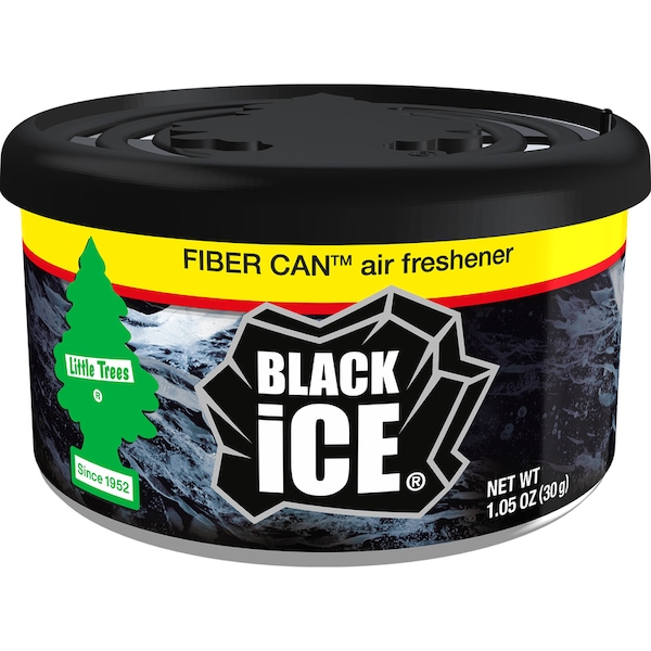 Little Trees Little Trees Fiber Can Black Ice Scent Air Freshener 1.05 oz Solid - UFC-17855-24