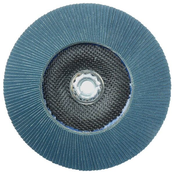 Weiler 7" Big Cat Abrasive Flap Disc, Flat (TY27), 120Z, 5/8"-11 UNC - 50846